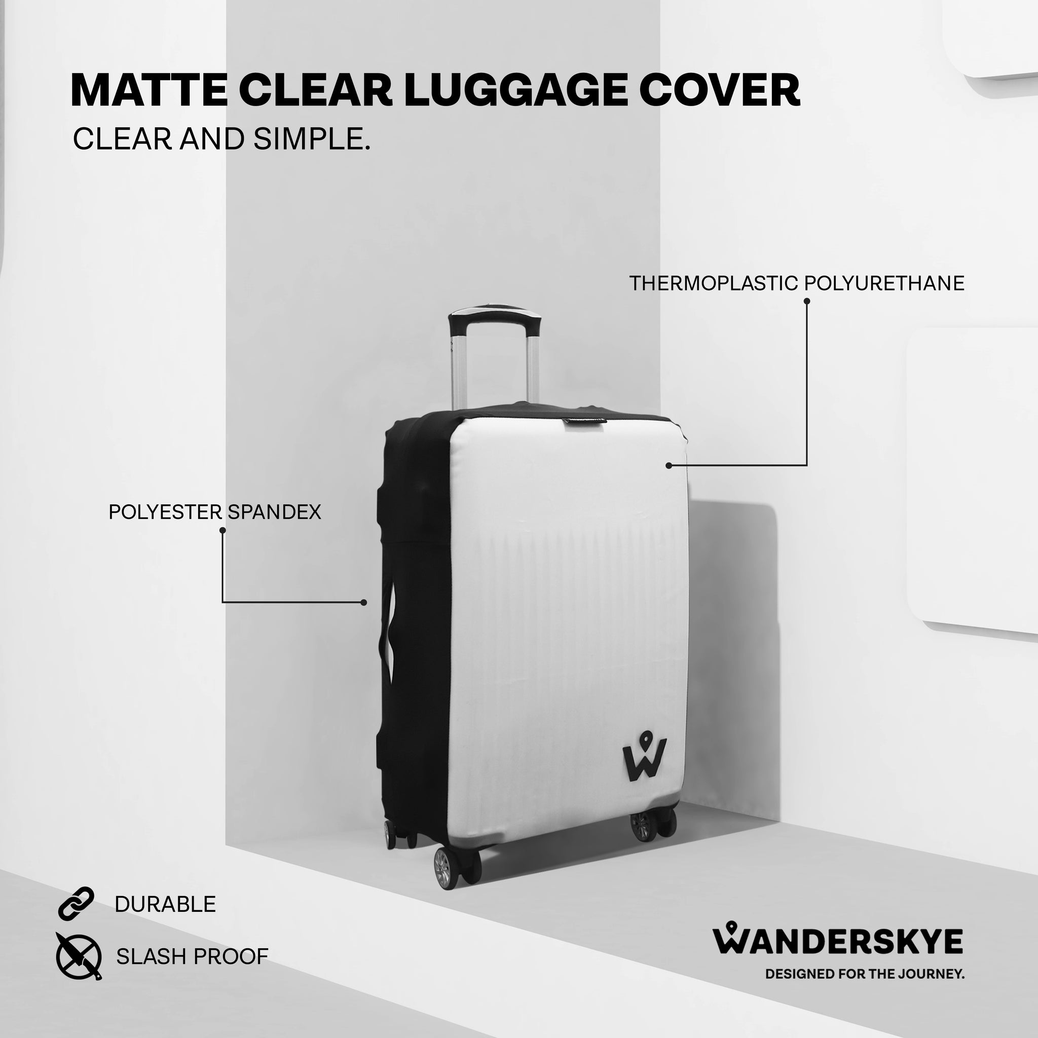 Matte Clear Luggage Cover Philippines Wanderskye